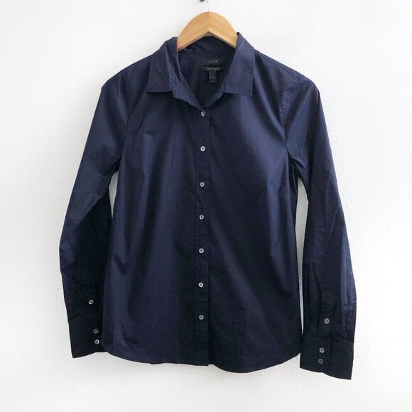 J. CREW Slim Stretch Perfect Shirt Size Small - Picture 1 of 8
